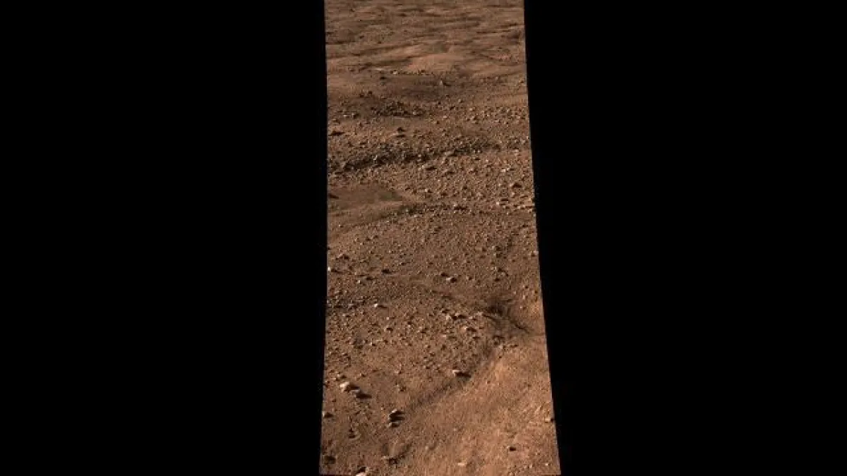 Looking out Across the Martian Polar Plains