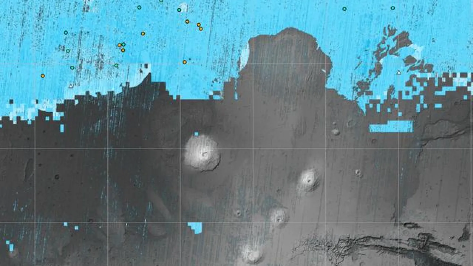SWIM Map Shows Subsurface Water Ice on Mars